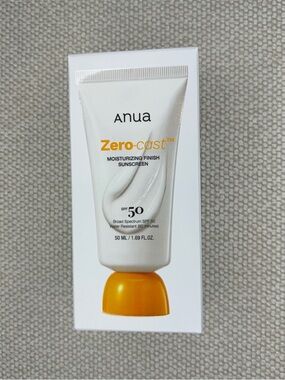 Anua Zero-cast Moisturizing Finish Sunscreen SPF 50 - NEW in box